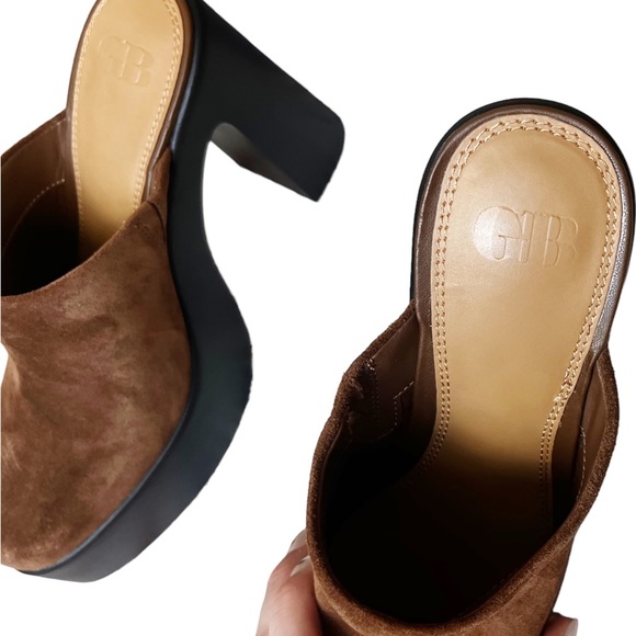 GB NWT Suede So Chic Platform Mule - Picture 6 of 8
